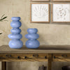 Marine Layer Blue Cairns Glass Vase Set
